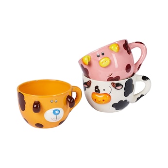Muesli-kommen "Boerderij", 3 stuks