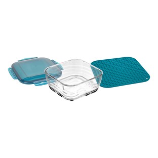 Glasschüssel-Set "Nicer Dicer Chef Professional" 2,8l, 3-teilig