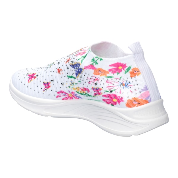 Damen-Flexi-Sneaker „Glitzerblüte“