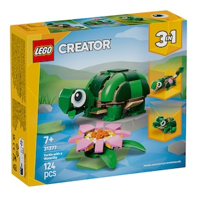 31377 Schildkröte mit Seerose