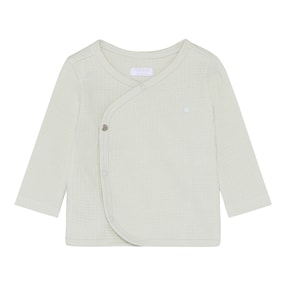 Wickelshirt langarm Waffelpiqué