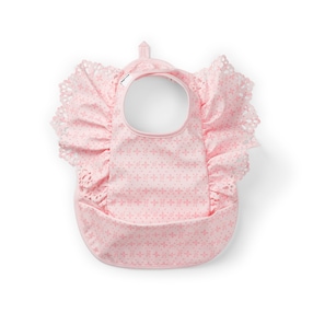 Lätzchen - Embroidery Anglaise Pink