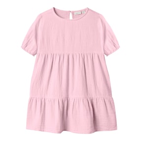 Musselin-Kleid kurzarm