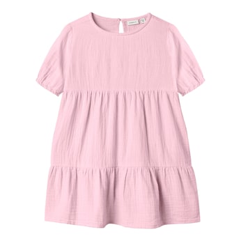 Musselin-Kleid kurzarm