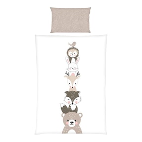 Renforcé Wende-Bettwäsche Woodland Crew 40x60 / 100x135 cm