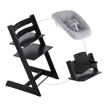 Bundle Treppenhochstuhl inkl. Newbornset Light Grey & Babyset