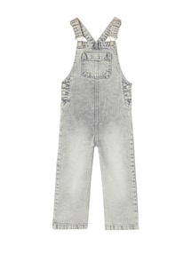 Mädchen Jeans-Latzhose mit weitem Bein
