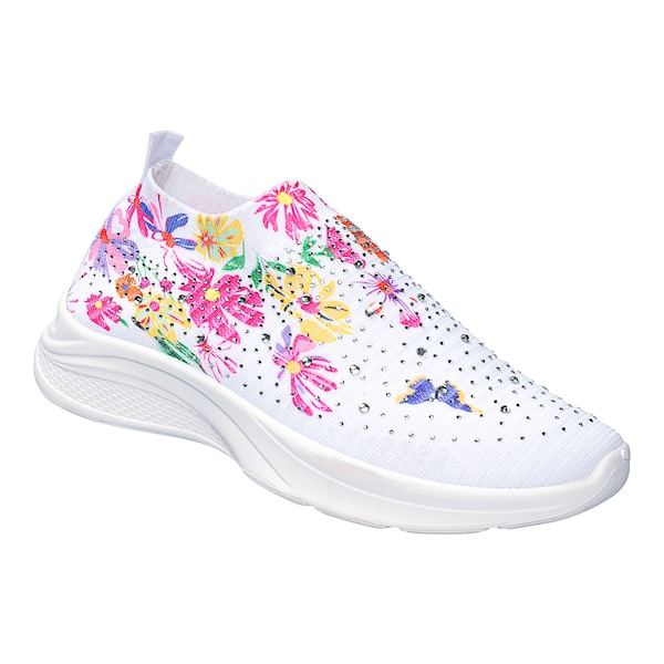 Damen-Flexi-Sneaker „Glitzerblüte“