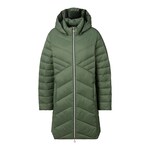 Doorgestikte mantel met  draagriempjes “Lea”