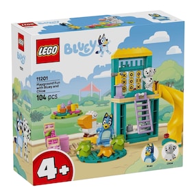 11201 Bluey und Chloe auf dem Spielplatz