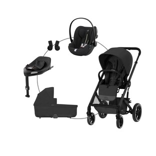 Kombikinderwagen Balios S Lux Travel-Set inkl. Babyschale Cloud G i-Size und Isofix-Basis Base G