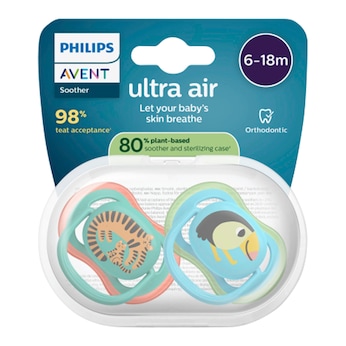 2er-Pack Schnuller ultra air, 6-18M