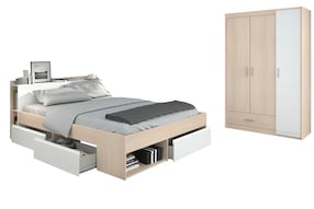 Schlafzimmer-Set "Most 71" Akazie-Weiß
