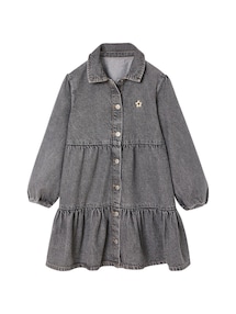 Mädchen Kleid aus Light-Denim