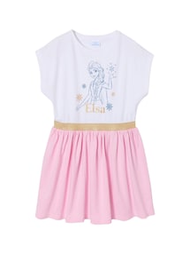 Sommerkleid mit Glitzer-Print Mädchen Disney DIE EISKÖNIGIN