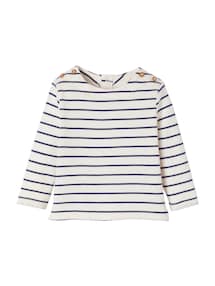 Bio-Kollektion: Baby Ringelshirt mit langen Ärmeln