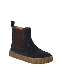Kinder Chelsea-Boots aus Leder mit Reißverschluss
