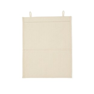 Wandtaschen aus Stoff, hellbeige