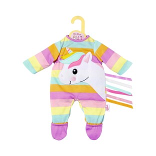 Puppen Outfit Einhorn Strampler 43cm