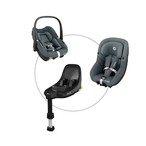 Babyschale Pebble S inkl. Kindersitz Pearl S und Isofix-Basis FamilyFix S