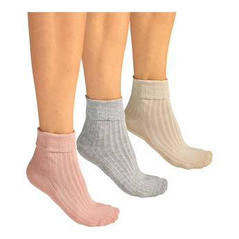Komfort-Umschlagsocken, 3 Paar