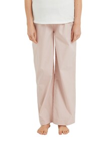 Schlafanzug für Schwangerschaft und Stillzeit, Henleyshirt & Streifenhose