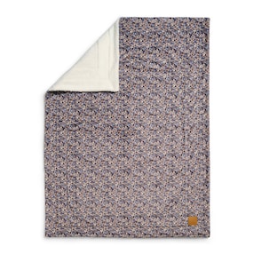 Pearl Velvet Decke - Blue Garden