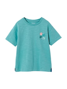 Jungen T-Shirt mit XL-Print hinten und Recycling-Baumwolle
