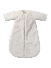 Baby Winterschlafsack mit abnehmbaren Ärmeln aus Kunstfell TOG 2,5