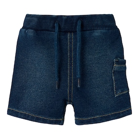 Jogging-Jeansshorts mit Tasche