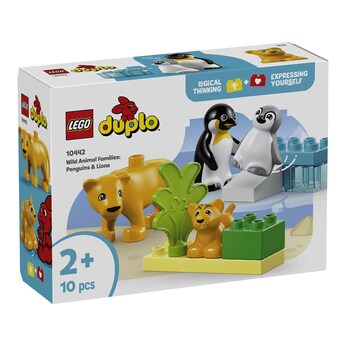 10442 Wildtier-Familien: Pinguine und Löwen