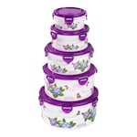 Klickdosen-Set "Hortensie", 5 Stück