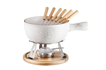 Käsefondue Set, Steinzeug Pintar