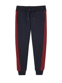 Jungen Jogginghose mit Zierstreifen und Recycling-Polyester