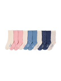 10er-Pack Kinder Socken mit Tupfen BASIC