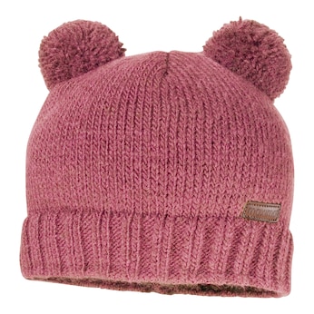 Winter-Strickmütze mit Bommel
