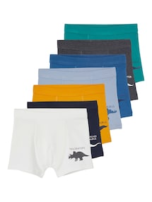 7er-Pack Jungen Boxershorts, Dinosaurier