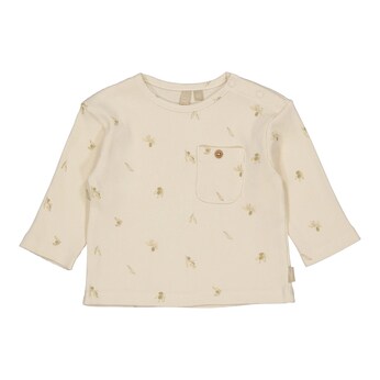 Shirt langarm Oliven Rippqualität