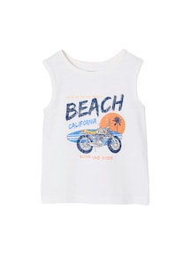 Trägershirt CALIFORNIA mit Recycling-Baumwolle Jungen