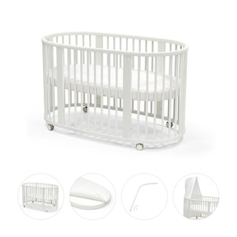 Bundle Sleepi inkl. Matratze und Spannbetttuch, Himmelstange und Himmell