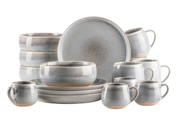Frühstück Set, Steinzeug Aquata