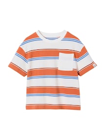 Jungen T-Shirt mit Streifen und Brusttasche