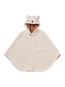 Baby Poncho mit Kapuze für Babyschale / Babytrage