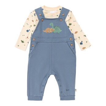 2-tlg. Set Latzhose mit Shirt Wild Nature