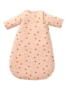 Baby Schlafsack IGEL mit abnehmbaren Ärmeln und Bio-Baumwolle