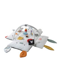 Mitwachsende Baby Activity-Decke mit Spielbögen SENSORIK-SPASS