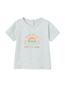 Baby T-Shirt mit Hawaii-Print