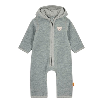Wollwalk-Overall mit Kapuze