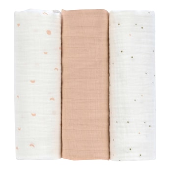 3er-Pack Mullwindeln 85x85 cm