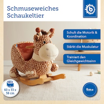 Plüsch Schaukeltier Giraffe
